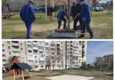 У Славуті облаштовують майданчик для волейболу та стрітболу