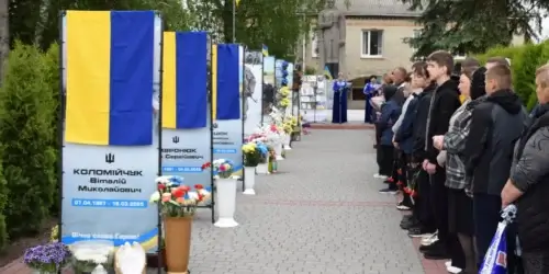 У Пліщині портрети загиблих земляків поповнили Алею Пам’яті