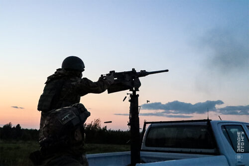 На Хмельниччині нацгвардійці провели нічні тренування мобільних вогневих груп