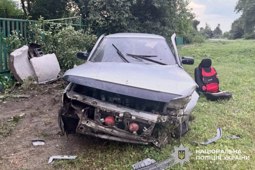Аварія на Хмельниччині: нетверезий водій покалічив себе, жінку й дитину