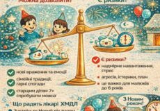 На Хмельниччині лікарі пояснили, чи варто зустрічати Новий рік з дітьми до опівночі