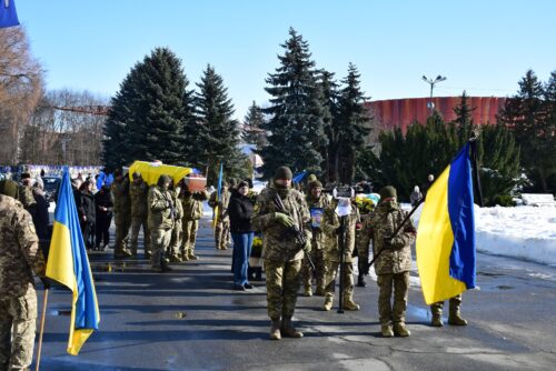 Шепетівська громада провела у засвіти командира відділення БпЛА Якова Поліщука