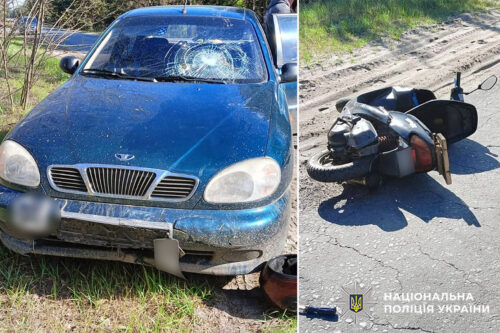 ДТП у Славуті: водій напідпитку врізався у скутер із пенсіонерами