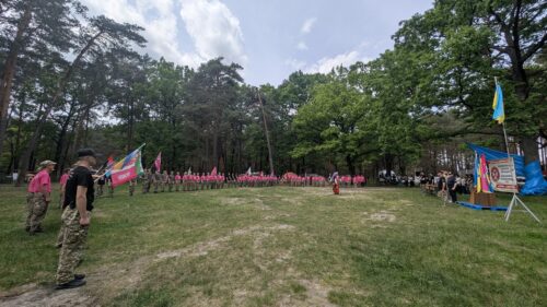 У Славуті стартував міський етап гри «Сокіл» («Джура»): понад 100 дітей долучилися до таборування