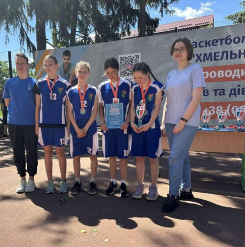 Шепетівські ліцеїсти успішно виступили у стрітбаскетболі на Хмельниччині