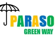 Logo for Parasol Green Way: a black umbrella icon above the multicolored word PARASOL (yellow, green, blue, orange) with 'GREEN WAY' in green beneath.