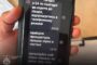 Phone screen showing Ukrainian text messages about visiting a doctor and a prosecutor's office update; Ukrainian Prokuratura logo in bottom-left corner.