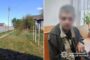 Left: rural residential lane with a fence and utility pole; right: man with a blurred face in a jacket seated indoors, police watermark bottom right.