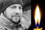 Split image: a man in camouflage jacket and beanie on the left, and a lit candle on the right, conveying remembrance