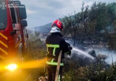Палаючий день на Хмельниччині: за добу спалахнули свинокомплекс, гараж, авто та понад гектар сухостою